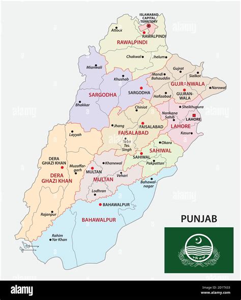 Punjab Map Vector Hi Res Stock Photography And Images Alamy