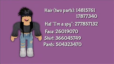 Roblox hair codes are numbers (id) that you can input into the game. Roblox Cinnamon Hair Id