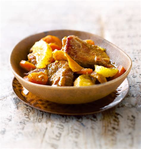 Recette tajine de veau à lorange et aux carottes
