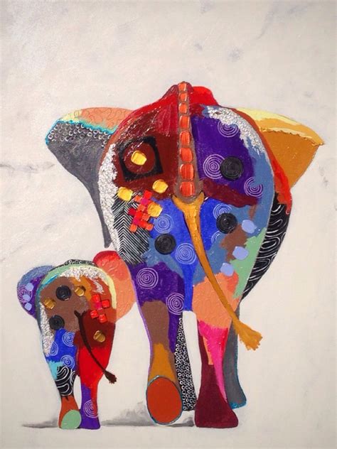 Pin By Rox Joubert On Art Artful Animals ️ Whimsical Art Elephant