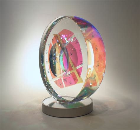 Toland Sand Dichroic And Optical Glass Sculpture At Habatat Galleries Fl