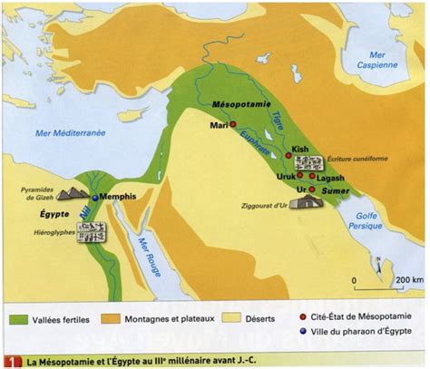 Carte Mésopotamie