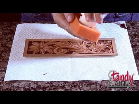 Learning Leathercraft With Jim Linnell Lesson 9 Dyeing And Finishing
