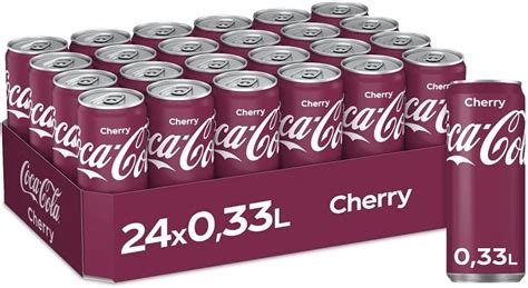 Coca Cola Cherry 24x033l Blikjes Cherry Coke Amazonnl Levensmiddelen