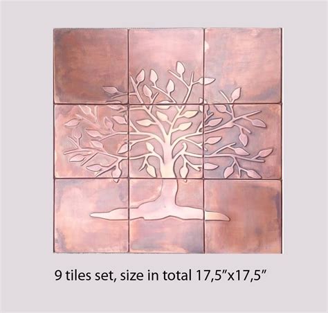 Tree Of Life Tree Of Life Tile Tree Tile Tile Tree 9 Tiles Etsy