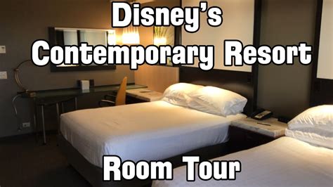Disney World Disney S Contemporary Resort Hotel Room Tour Theme Park
