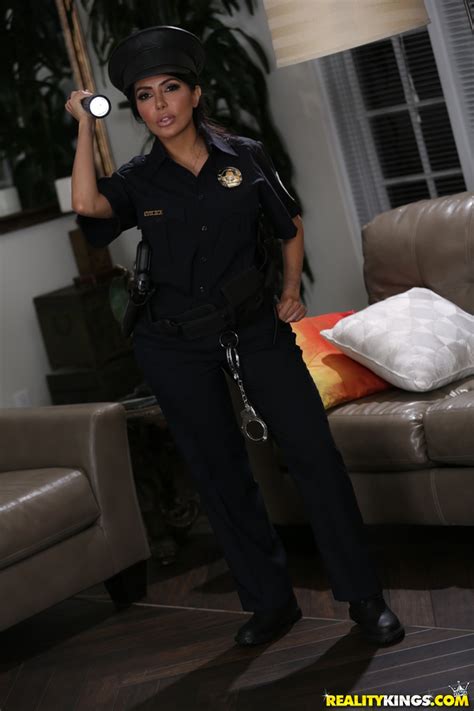 Curvaceous Police Officer Gets To Fuck Giant Black Shlong