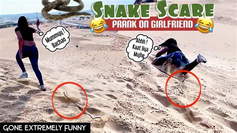 Snake Scare Prank On Girlfriend Super Hilarious Funny Reaction