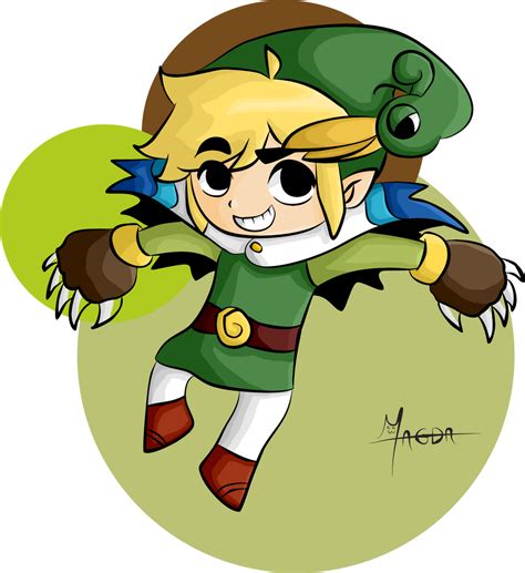 Toon Link Minish Cap By Shinobudash On Deviantart