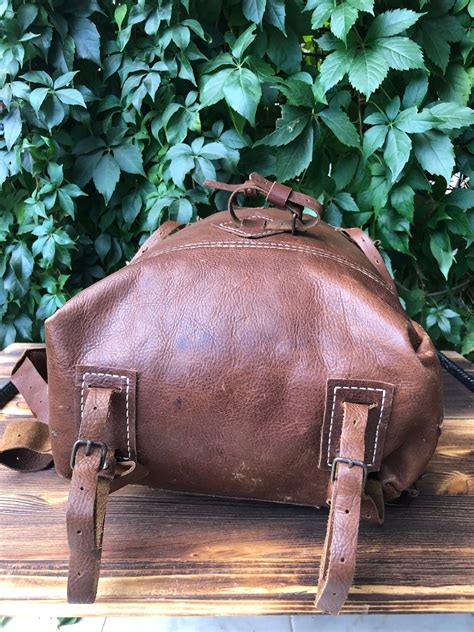 Handmade Leather Backpack Etsy