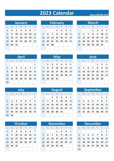 Monthly 2023 Calendar With Holidays Mobila Bucatarie 2023 Rezfoods Vrogue