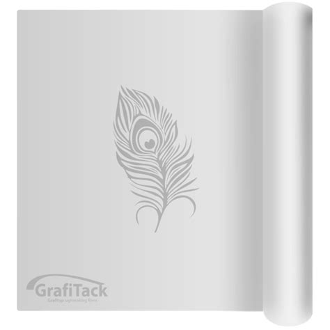 Tr100 Sandblast Grafitack Etched Glass Series Vinyl Clear Snippy Sisters