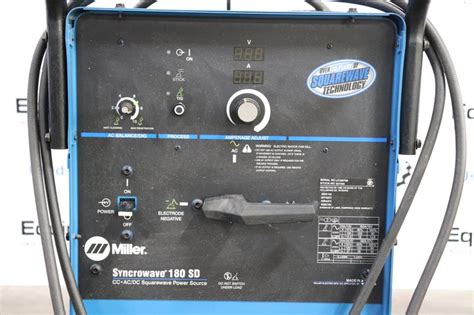 Miller Syncrowave 180 SD AC DC Tig Welder 1PH The Equipment Hub