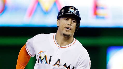 Miami Marlins Of Giancarlo Stanton Out Of Lineup With Hamstring Issue