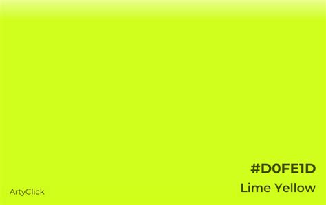 Lime Yellow Color Artyclick