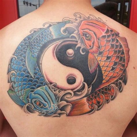 Koi Fish Yin Yang Tattoo Ink In The Skin Pinterest Pisces