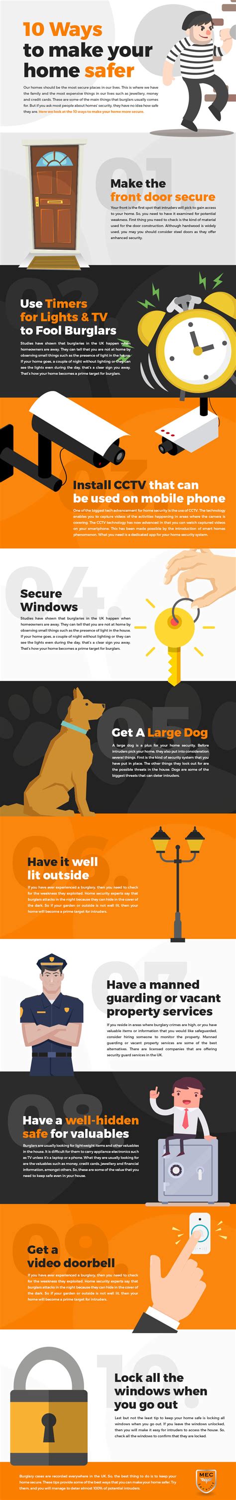 Ways To Make Your Home Safer Infographic