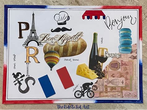 Poster On French Culture Easy Doodle Art French Culture European