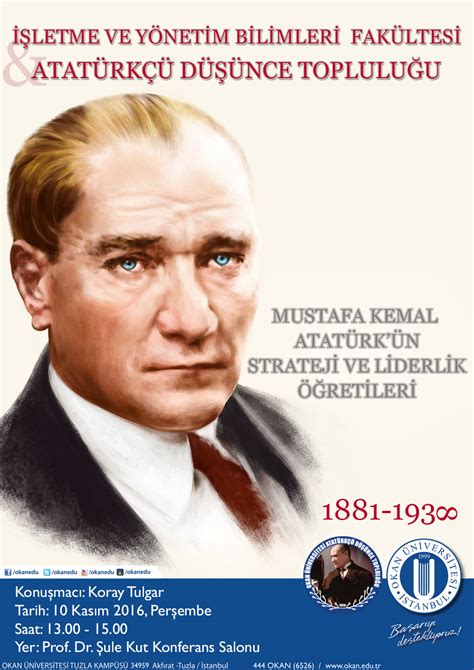 Atatürk'ün Strateji ve Liderlik Öğretileri - İstanbul Okan Üniversitesi