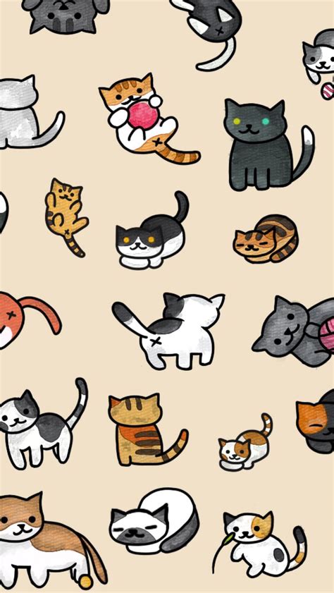 Cute Cartoon Cat Wallpaper 71 Images