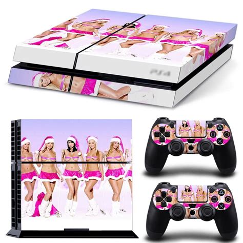 sexy girl pvc protection decal skin cover case sticker for ps4 playstation 4 console 2