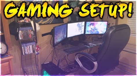 The Ultimate Triple Monitor Gaming Setup And Room Tour 2017 Updated