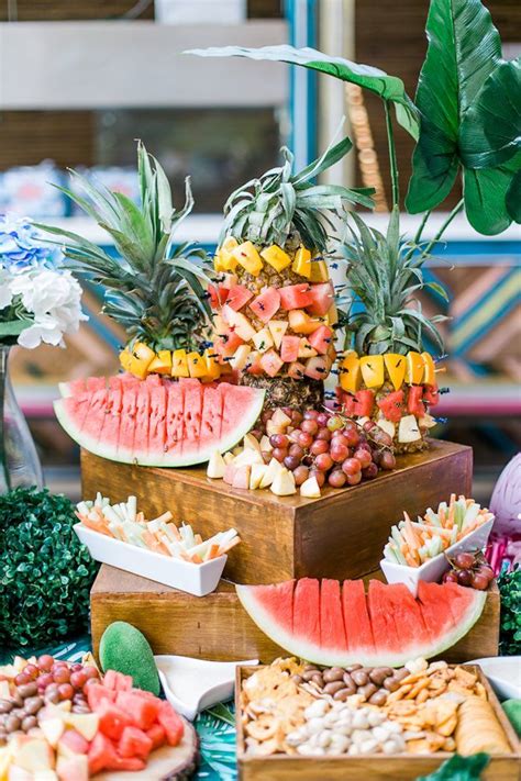 Island Tropical Birthday Party | Kara's Party Ideas | Tropical food, Tropical birthday, Tropical ...