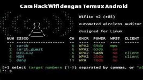 Cara Hack WiFi dengan Termux