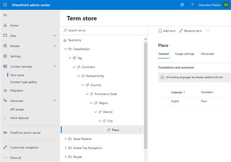 O365 Sharepoint Online Import Term Store Terms Using Csom Change Of A