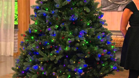 Santas Best 75 Colorado Spruce Tree W Ez Power And 7 Light Functions