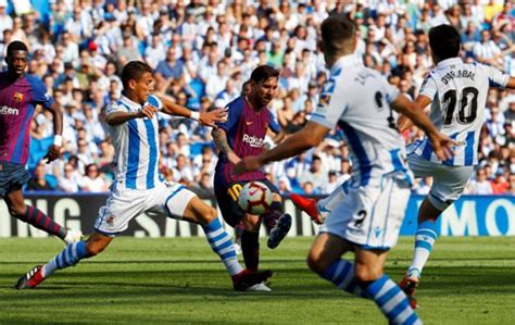 Preview and stats followed by live commentary, video highlights and match report. Hasil Laga Real Sociedad vs Barcelona di Liga Spanyol 2018 ...