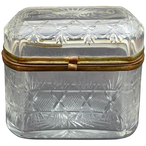 Antique Glass Box For Sale At 1stdibs
