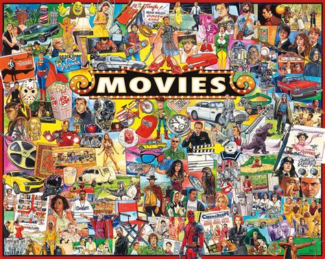 White Mountain Puzzles The Movies 1000 Piece Puzzle Toptoy