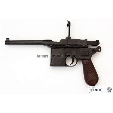 Denix Mauser C96 Replica World Wars Iconic Firearm