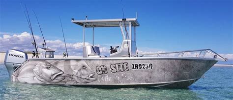 Fishing Boat Wraps And Signage Custom Design And Installation Services