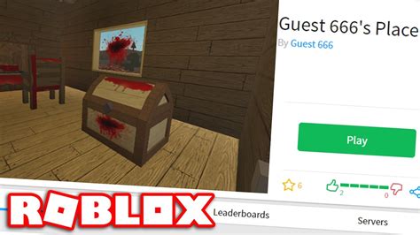 Joining Guest 666s Place In Roblox Youtube