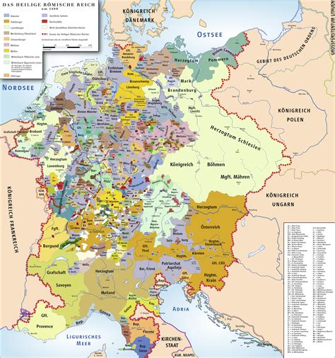 Holy Roman Empire In 1400 Ad Rmapgore