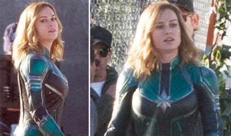 Captain Marvel Brie Larson In Pictures In Costume Amid Avenger Infinity War Ending Hint Films