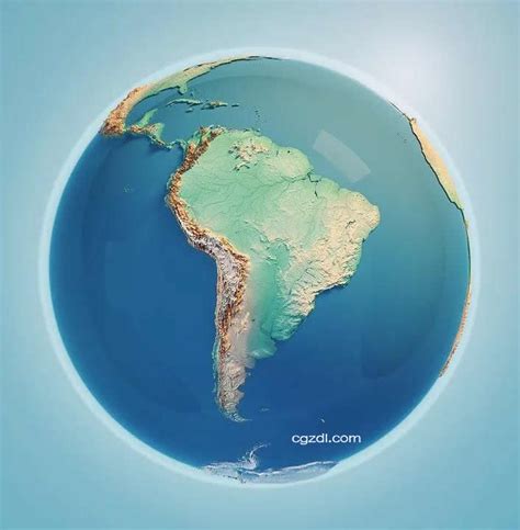 南美洲地形图高清版大图世界地图初高中地理网