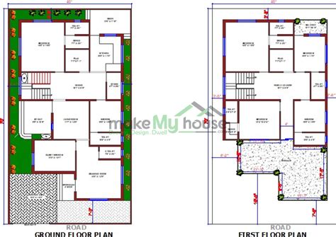 Buy 40x70 House Plan 40 By 70 Front Elevation Design 2800sqrft Home