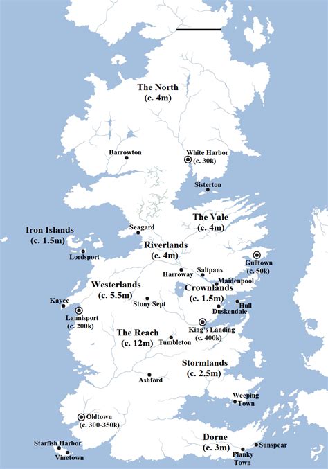 Geographic Map 2 Westeros Atlas Of Ice And Fire