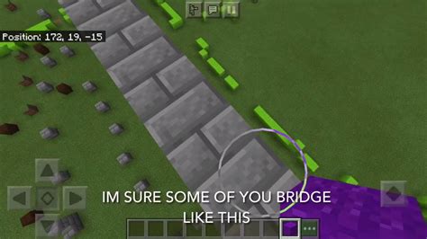 How To God Bridge In Minecraft Mobile Youtube