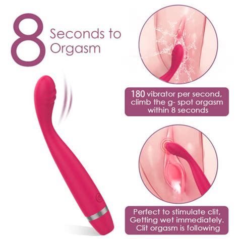 Clit Orgasm Vibrator G Spot Dildo Finger Massager Sex Toys For Women
