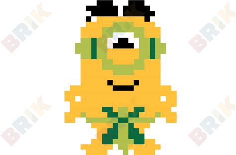 Minion Pixel Art Brik