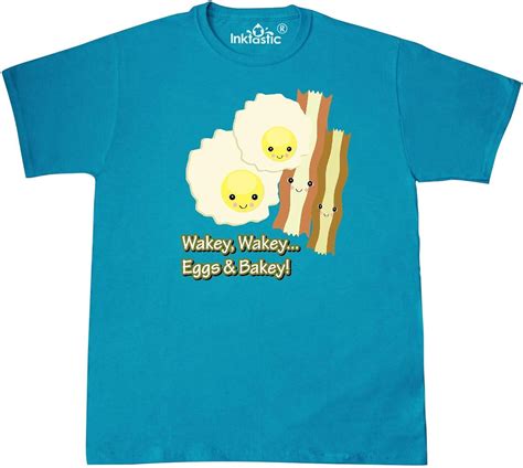 Inktastic Cute Kawaii Wakey Wakey Eggs N Bakey T Shirt