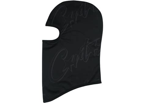 Corteiz Liteweight Ski Mask Triple Black Ss22 Mx