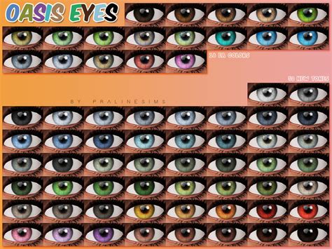 Oasis Eyes N155 V2 By Pralinesims At Tsr Sims 4 Updat