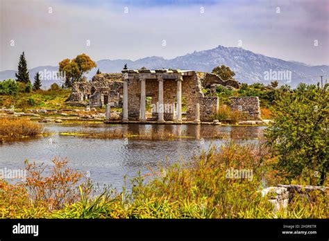Ancient Greek Ruins At Miletus Turkey Stock Photo Alamy