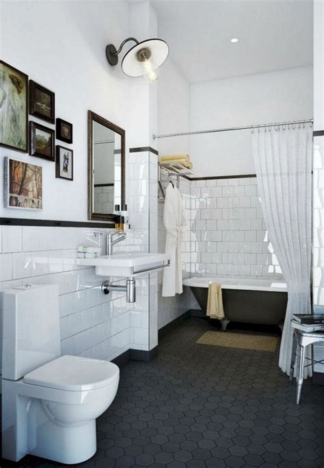 86 Lovely Modern Vintage Bathroom Decor Ideas