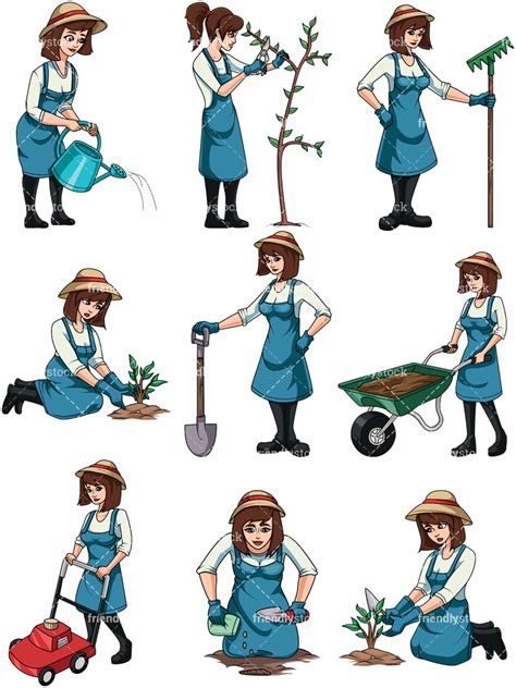 Lady Gardening Clipart 10 Free Cliparts Download Images On Clipground